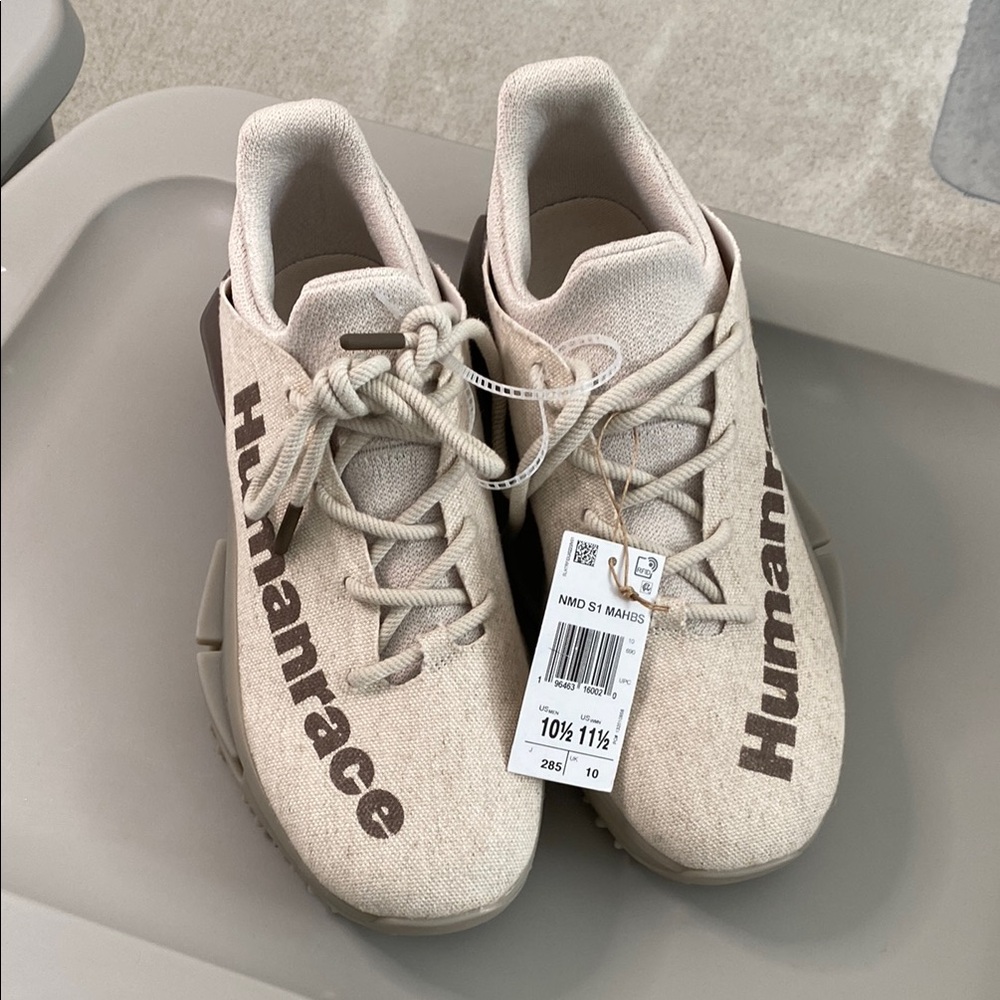 adidas Humanrace Cream and Brown Pharrell Williams Shoes